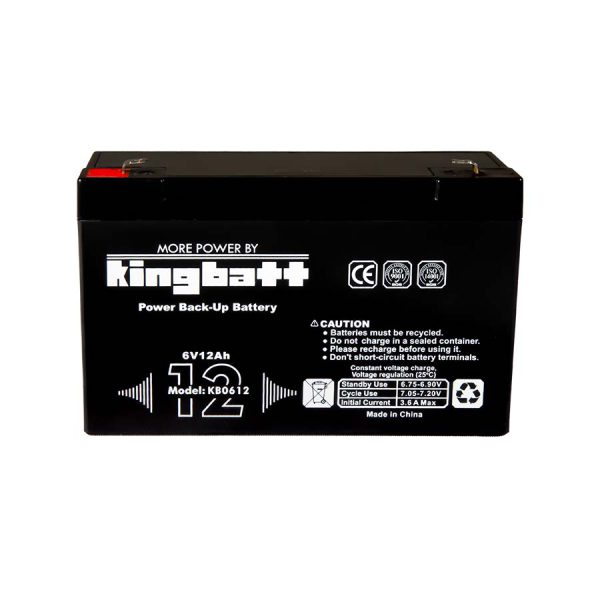 گالری باتری کینگ بت 1.2 آمپر 6 ولت مدل KB06S12 شماره 1