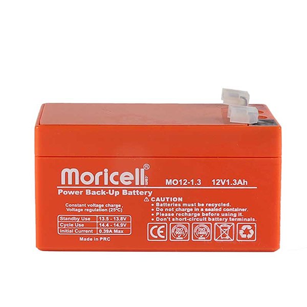 باتری موریسل 1.3 آمپر 12 ولت Moricell
