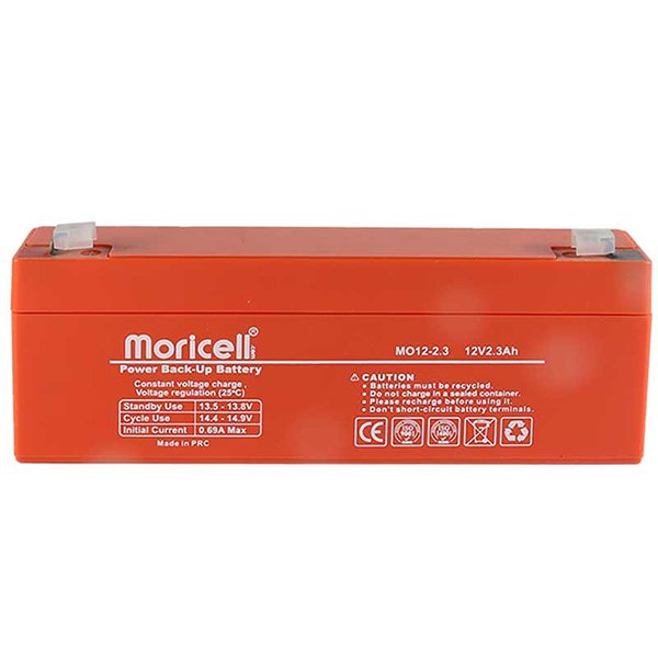 باتری موریسل 2.3 آمپر 12 ولت Moricell
