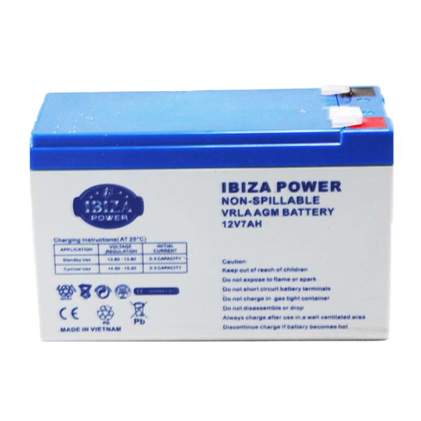 باتری 12 ولت 9 آمپر ساعت ایبیزا پاور IBIZA POWER