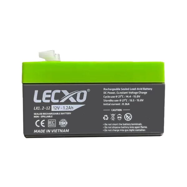 باتری لکسو 12 ولت 1.2 آمپر ساعت LECXO - Image 3