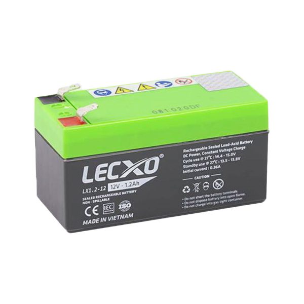 باتری لکسو 12 ولت 1.2 آمپر ساعت LECXO