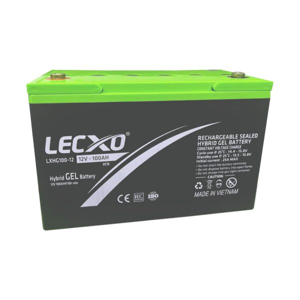 باتری لکسو 12 ولت 100 آمپر ساعت LECXO
