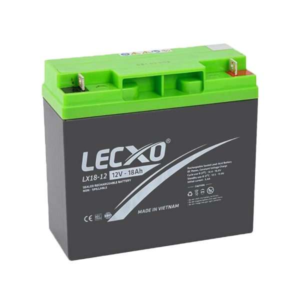 باتری لکسو 12 ولت 18 آمپر ساعت LECXO