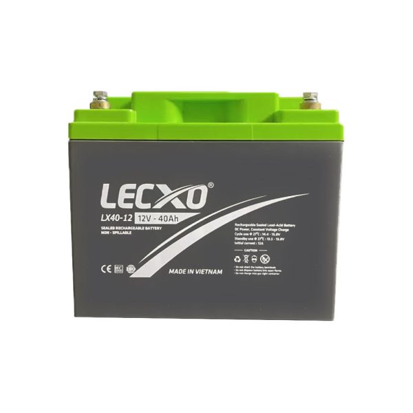 باتری لکسو 12 ولت 40 آمپر ساعت LECXO