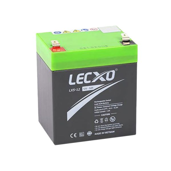 باتری لکسو 12 ولت 5 آمپر ساعت LECXO