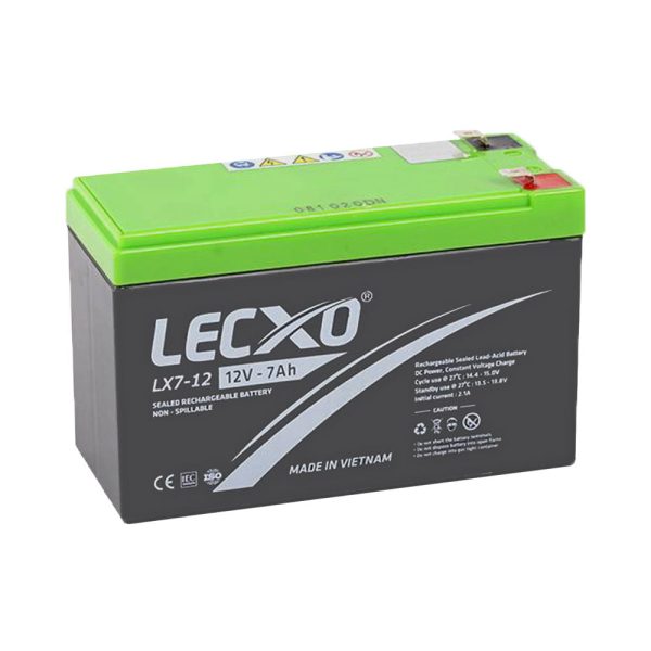 باتری لکسو 12 ولت 7 آمپر ساعت LECXO