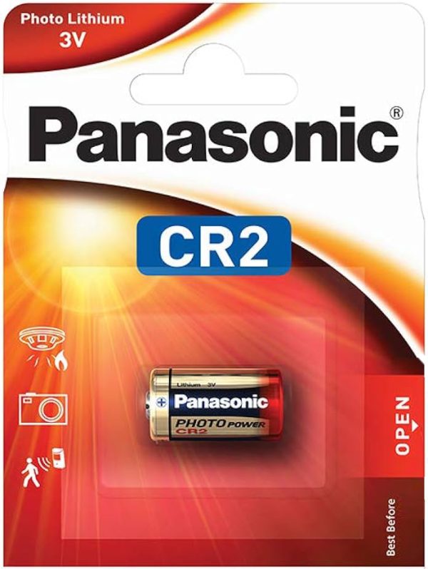 باتری لیتیوم CR2 پاناسونیک 3 ولت Panasonic