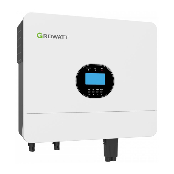 سانورتر هیبرید 6 کیلووات، 48 ولت، 100 آمپر MPPT برند Growatt